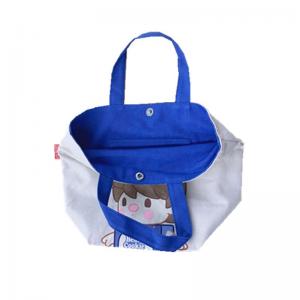 China Custom Cotton Canvas Tote Bags Reusable 10oz Foldable Shopping Bag 100% Cotton on sale