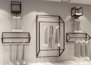 China Customized Size Clothing Display Rack / Garment Wall Display Small And Light Style on sale