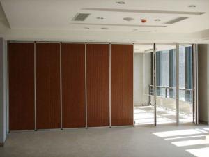  Melamine Finished Sliding Partition Walls Top Hanging System For Classroom Manufactures