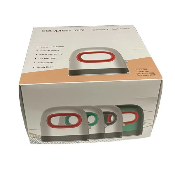 Semi-Automatic Electric Sublimation Mini Heat Press Iron Machine Multi-Function Print Garments T-Shirts Bags Shoes Logo