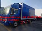 Factory customized best price JAC 4*2 LHD freezer refrigerator van truck for