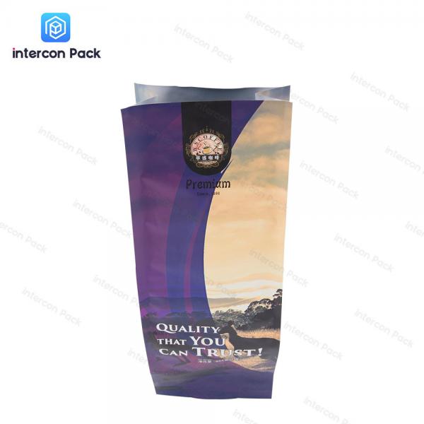 Gravure Printing Gusset Packaging Bag Thickness 0.065mm Aluminum Foil Coffee Bag