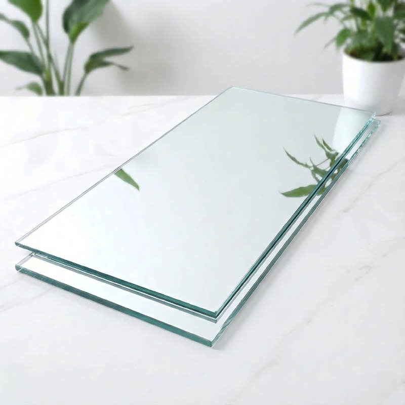 Kingstin Premium 5mm Custom Size Rectangular Glass Panel, Modern Interior Renovation Glass for Luxury Home & Office Decoration