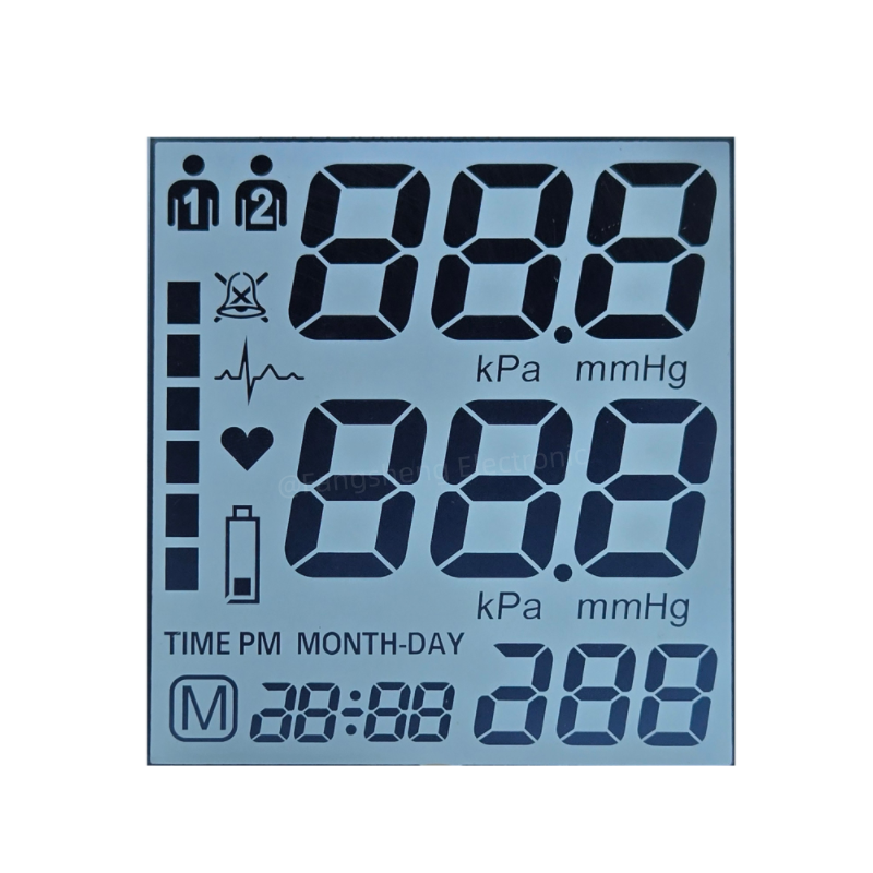Custom 7 Segment LCD Display for Medical Instruments | Reflective, Transflective & Transparent LCD