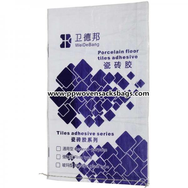 Quality OEM & ODM Reusable Coated PP Woven Bags Waterproof  for Packing Tiles Adhesive for sale