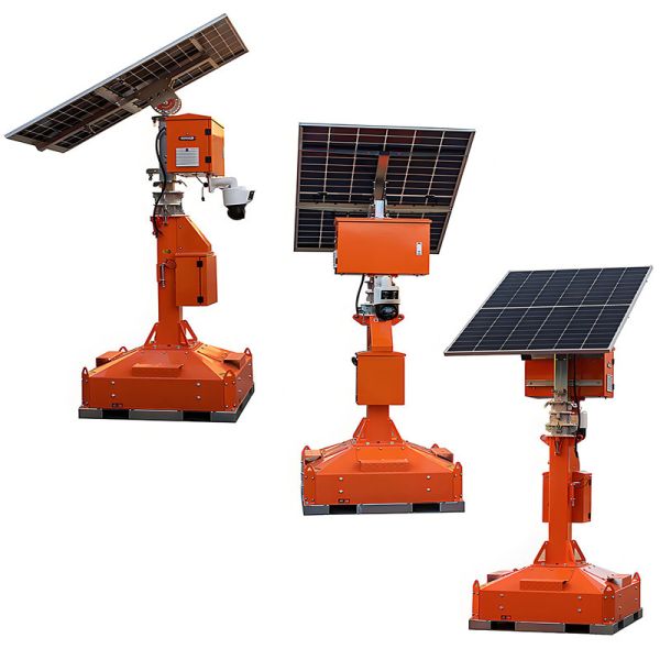 Easy Relocation Solar Light Tower Reliable Lightingsolution Accident Scenes Mobile Lighting Towers