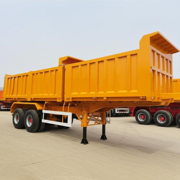 Quality 50T Load Capacity Tipper Lorry Trailers U Type for Heavy-Duty Hauling and Construction Projects for sale
