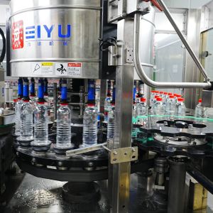 Workshop Test Of The Rotary OPP Hot Glue Labeling Machine Customized By Qatari