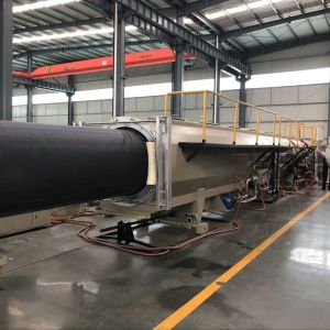 Customer Satisfaction HDPE Pipe Extrusion Machine with Exhaust and Customized Request