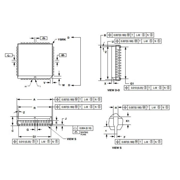 Quality Integrated Circuit Chip  ROM-based high-performance microcontrollers  MC68HC711D3VFN4 MOTOROLA PLCC44 for sale