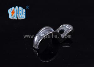 China Malleable Iron Pipe Clamp , IMC Conduit And Fittings One Hole Conduit Strap on sale
