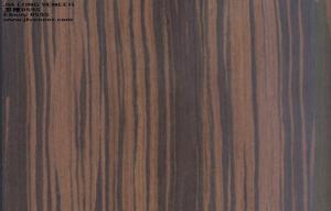  Brown Ebony Reconstituted Wood Veneer 640mm Width With Sliced Cut Technics Manufactures