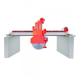  Stone Block Cutter with Horizontal Plus Vertical Bridge Saw and PLC Control System Manufactures