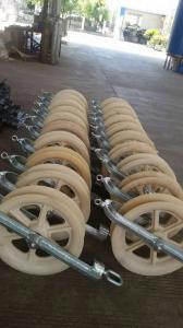  Stringing Machine Series Single Sheave Stringing Pulley Block / Pay off Pulley Block Manufactures