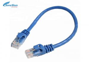  200MM Short Network Patch Cord Cat5 RJ45 High Performance HDPE Insulation Manufactures