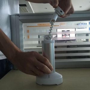 COMER security display locker easel with alarm for retail display alarm system