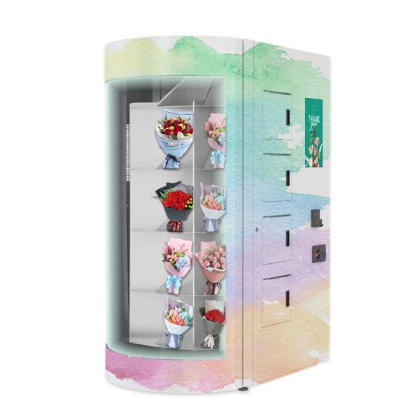 Quality Humidify Temperature Control Flower Vending Machine With Lcd Touch Screen for sale