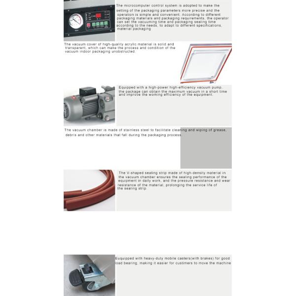 Pneumatic Automatic Tray Sealing Machine Commercial Vacuum Sealer Machine