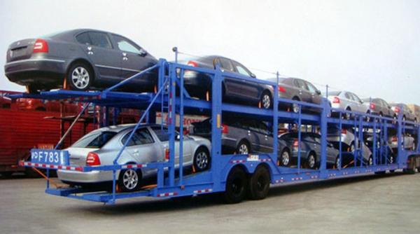TITAN Car auto hauler Enclosed Vehicle Transport Carrier Truck Trailer