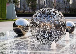  100cm Water Fountain 316 Stainless Steel Ball Sculpture Manufactures