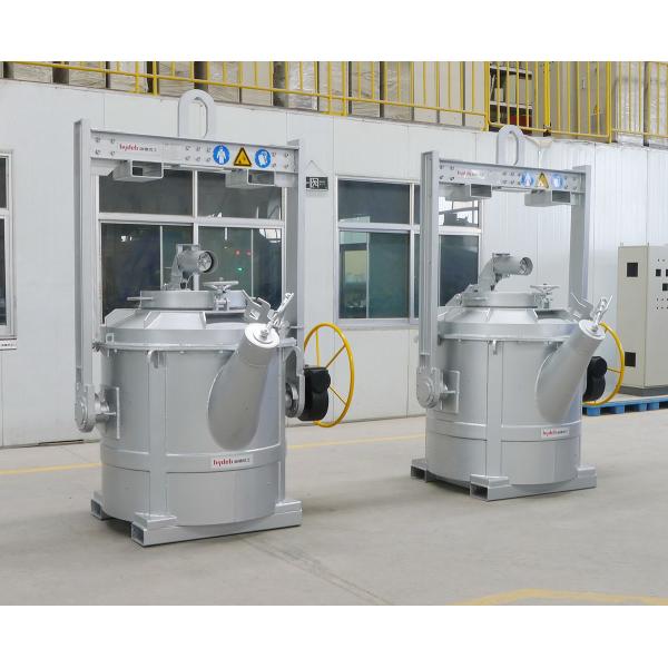 Quality Tilting Device Molten Aluminum Transfer Ladles Castable From Allied Minerals With Smooth Surface Finish for sale