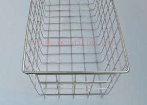  316 l Sterilization Trays Stainless Steel Basket For Surgical Instruments Medical Grade Manufactures