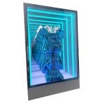 Model Lego Mini Figure Infinity LED Sign Display Case with DC12V/AC110-220V