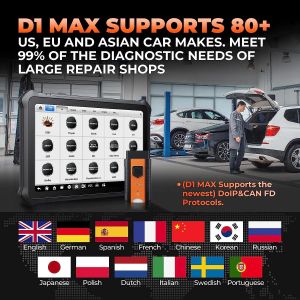 OTOFIX D1 Max Diagnostic Scanner Bi-Directional Bluetooth Scan Tool ECU Coding