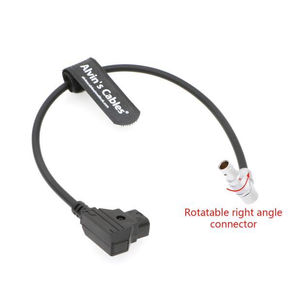 Quality Z CAM E2 S6/F6 Camera Power Cord Adjustable 90 Degrees 2 Pin Male To D- Tap Cord for sale