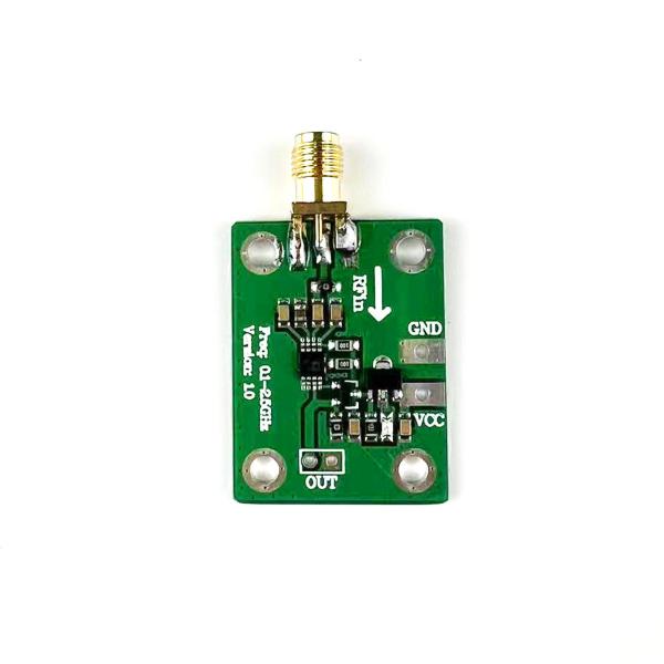 Quality AD8313 Logarithmic Detector -72dBm -2dBm 0.1-2.5GHz RF Power Analyzer Board 7-15V Power Microwave Radio Detection Module for sale