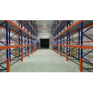 Adjustable Heavy Duty Pallet Racking System With 80x60 RHS Beam