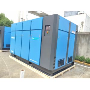 China Power 7.5 KW To 355 KW Rotary Screw Air Compressor PLC Control System Air Cooled Cooling Method on sale