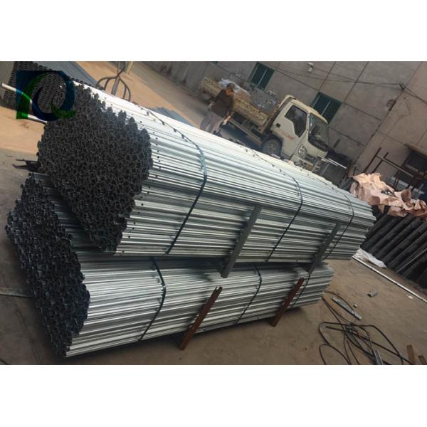 8FT Length Metal Vineyard Trellis Posts , 275G/M2 Galvanized Grape Vine Posts