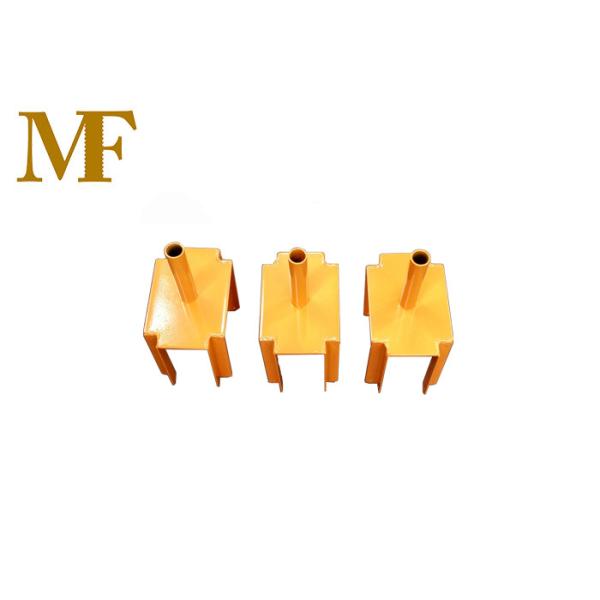 Quality Yellow Painted Fourway Adjustable U Head For Formwork And Scaffolding for sale