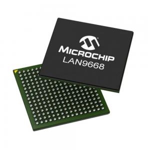  LAN9668/9MX Integrated Circuits ICs , 8 Port Ethernet Switch IC With Cortex A7 CPU 0C To +70C Manufactures