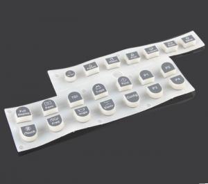 China Compression Molding Medical Silicone Keyboard For Ultrasound Machine on sale