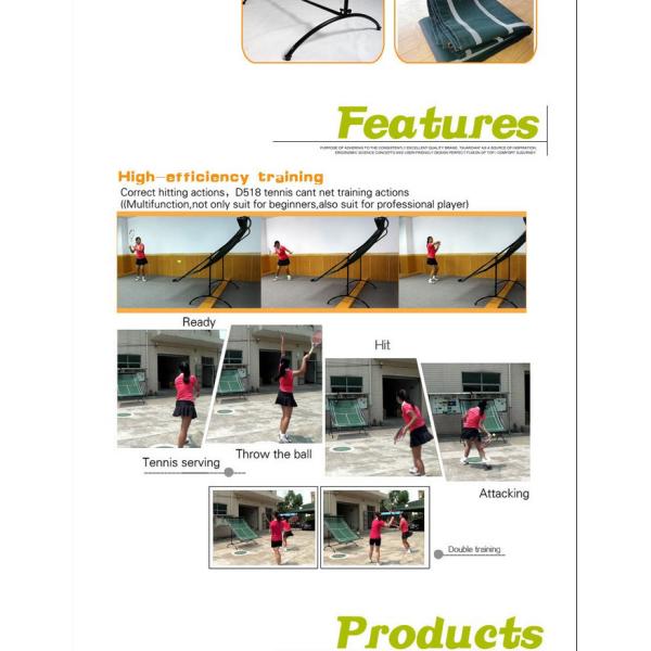 Adjustable Multifunctional Tennis Rebounder Wall For Junior