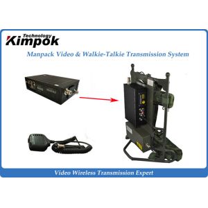 Manpack Speed Wireless Video Transmitter Long Distance Broadcasting Transmission System