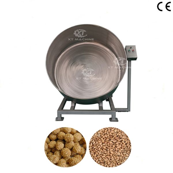 Quality 100kg/h Capacity SUS304 Peanut Coating Machine For Low Noise Non-Pollution And Easy To Clean Nut Processing for sale