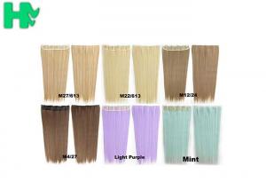  Synthetic Blonde Hair Extensions Korean Straight Human Hair Weave Manufactures