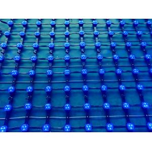 Foldable LED Mesh Screen Soft Pixel Mesh LED Display P83 For Stage Rental Copper