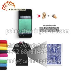 Black T - Shirt High Speed Poker Scanning Camera For Barcode Marked Deck Manufactures