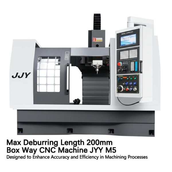 Max Deburring Length 200mm Box Way CNC Machine JYY M5 Designed to Enhance