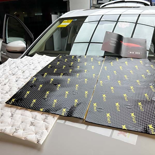 Quality Custom Auto Chassis Noise Barrier MPV Denoise Vibration Isolation Dampening Pads for sale