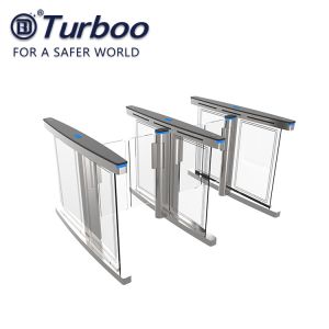 Automatic Access Control Turnstile Gate Transparent Acrylic Arm With Brushed