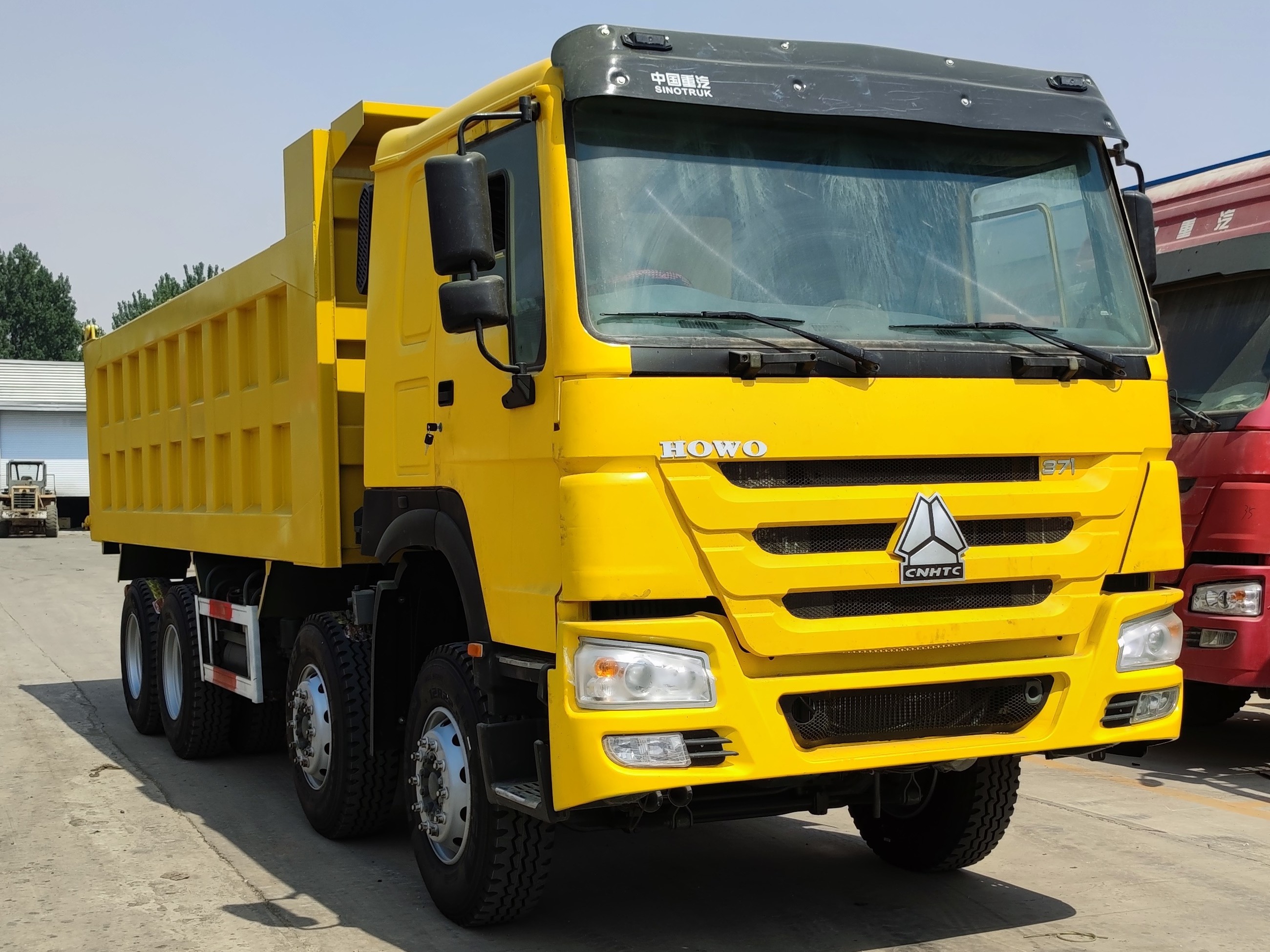 Buy cheap Used Diesel Trucks New Tipper Truck 8*4 Right hand drive HOWO Brand Sino Truck from wholesalers