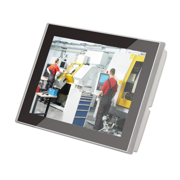 12.1'' Embedded LCD Rugged HD All In One Fanless Panel PC PCAP Touchscreen with