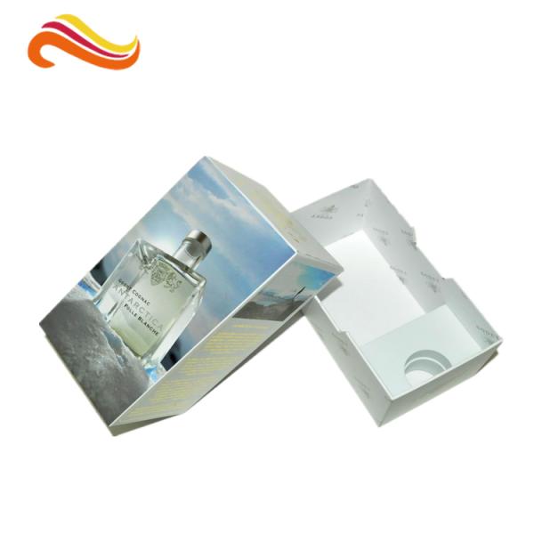 Black Flat Foldable Wine Bottle Packaging Box with UV Finish