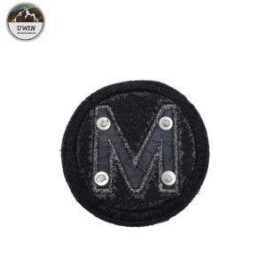 Simple Personalised Embroidered Patches , Custom Shirt Patches With Stitched