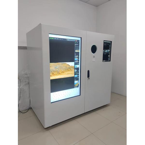 Quality AI Detect Return And Earn Recycle Bottle Machine RVM Aluminum can Reverse Vending Machines with 55inch Ads Screen for sale